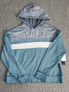 NWT NFL Team Apparel Philadelphia Eagles Colorblock Stripe Hoodie Sweatshirt S